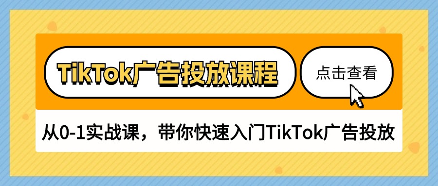 TikTok广告投放课程，从0-1实战课，带你快速入门TikTok广告投放（30节课）-800资源网