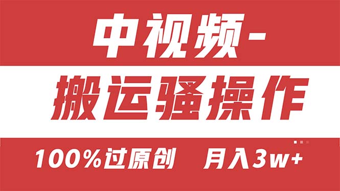【中视频新思路】双重去重100%过原创，无脑搬运一键多渠道发布，一人可…-800资源网