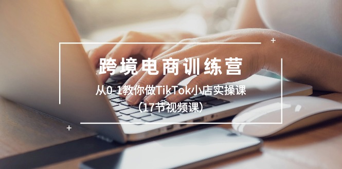 跨境电商训练营：从0-1教你做TikTok小店实操课（17节视频课）-800资源网