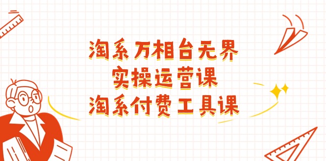 淘系万相台无界实操运营课：淘系付费工具课（63节课）-800资源网