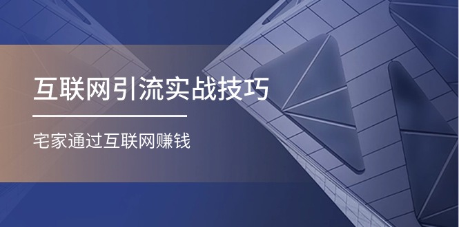互联网引流实操技巧(适合微商，吸引宝妈)，宅家通过互联网赚钱（17节）-800资源网
