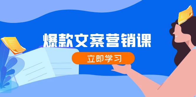 爆款文案营销课：公域转私域，涨粉成交一网打尽，各行业人士必备-800资源网
