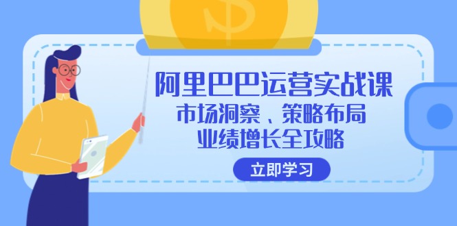 阿里巴巴运营实战课：市场洞察、策略布局、业绩增长全攻略-800资源网