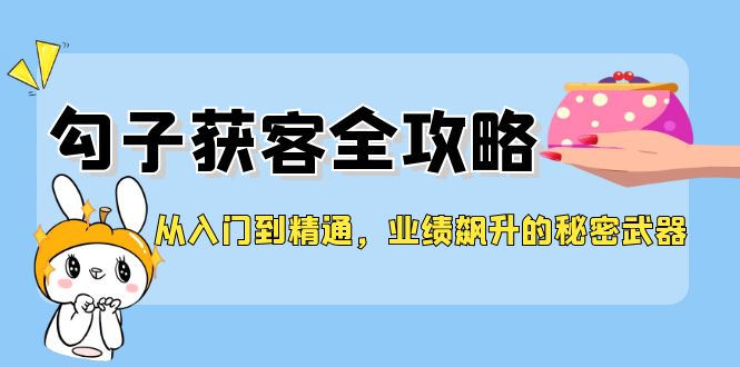 从入门到精通，勾子获客全攻略，业绩飙升的秘密武器-800资源网