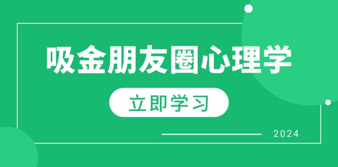 朋友圈吸金心理学：揭秘心理学原理，增加业绩，打造个人IP与行业权威-800资源网