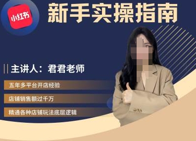 君君-小红书电商从入门到精通，新手实操指南-800资源网