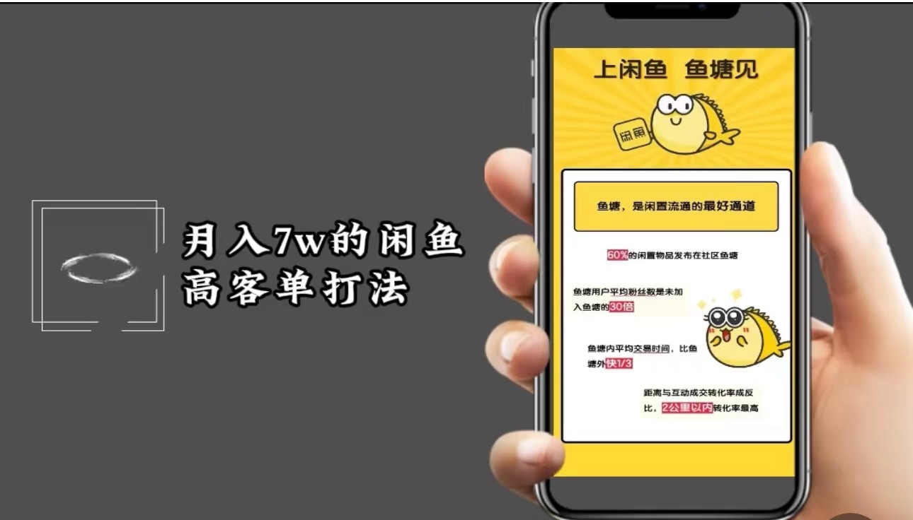 月入7w闲鱼高客单玩法，精细化运营，二手电商保姆级教程-800资源网