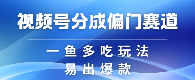 视频号创作者分成计划偏门类目，容易爆流，实拍内容简单易做-800资源网