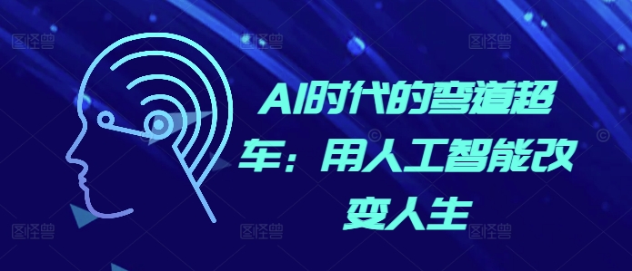 AI时代的弯道超车：用人工智能改变人生-800资源网