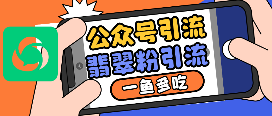 公众号低成本引流翡翠粉，高客单价，大力出奇迹一鱼多吃-800资源网