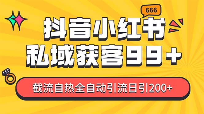 某音，小红书，野路子引流玩法截流自热一体化日引200+精准粉 单日变现3…-800资源网