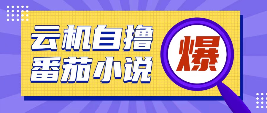 首发云手机自撸小说玩法，10块钱成本可撸200+收益操作简单-800资源网