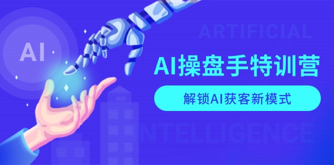 AI-操盘手特训营，解锁AI获客新模式，全面掌握AI商业应用与提示词技巧-800资源网
