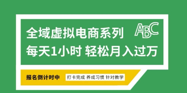 全域虚拟电商变现系列，通过平台出售虚拟电商产品从而获利-800资源网