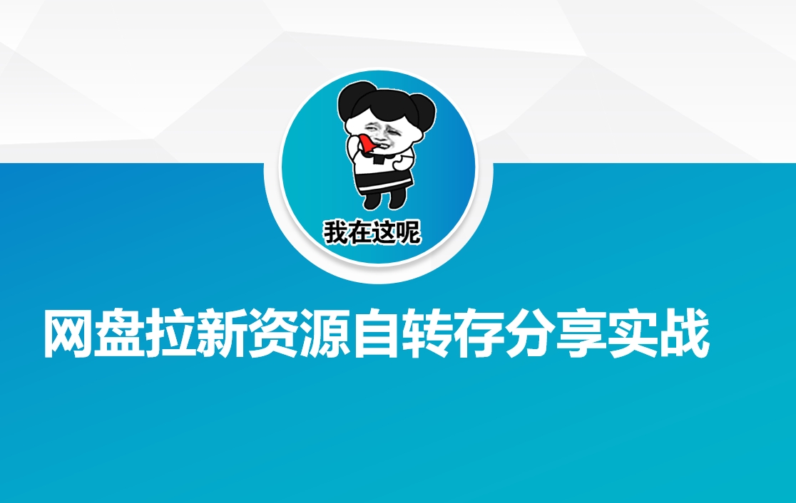 网盘拉新资源自动转存分享实战-800资源网
