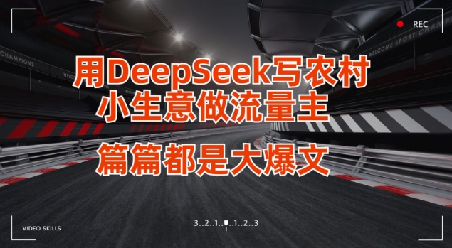 用DeepSeek写小生意做流量主，篇篇都是大爆文-800资源网