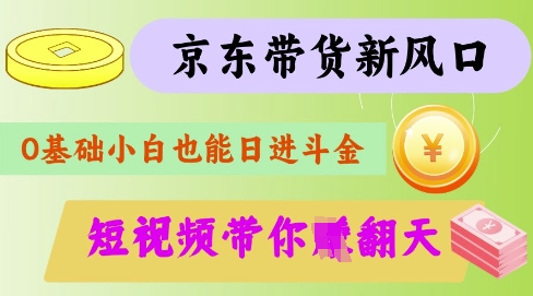 最新京东短视频带货代运营秘籍，轻松躺挣-800资源网