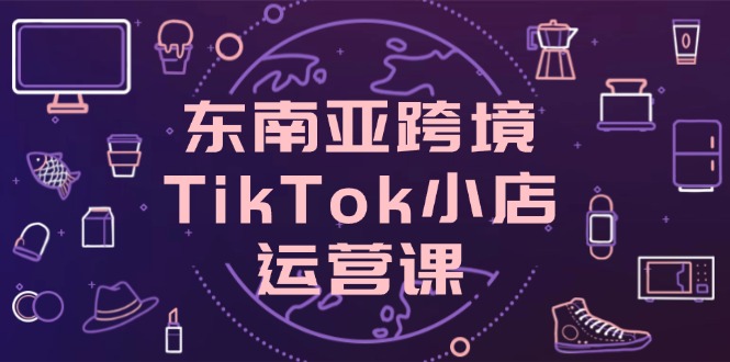 东南亚跨境TikTok小店运营课，掌握店铺设置与流量转化核心技巧-800资源网