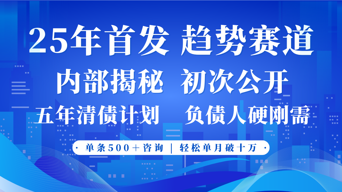 2025年首次公开，真正的事业型赛道，客咨不断，单月轻松破十-800资源网