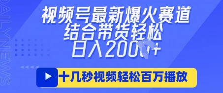 视频号最新爆火ai民国美女视频，轻松百万播放，结合带货日入数张-800资源网