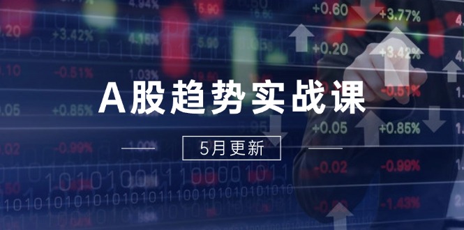 A股趋势实战课：主力动向+政策红利，2025全年策略5月更新-800资源网