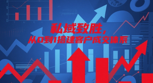 私域致胜，从0到1搭建客户成交体系-800资源网