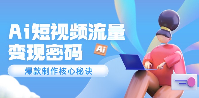 Ai短视频流量密码，爆款制作核心秘诀，120万案例深度解析-800资源网