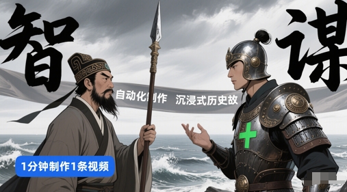 扣子工作流一键生成沉浸式历史故事，一天工作量，3分钟搞定-800资源网