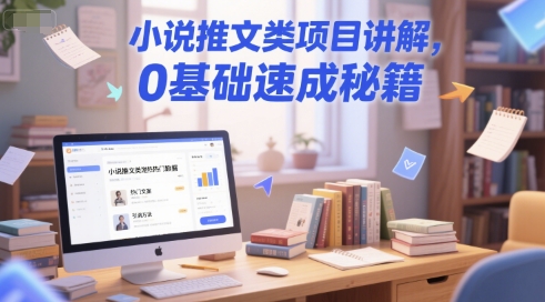 小说推文类项目讲解，0 基础速成秘籍-800资源网