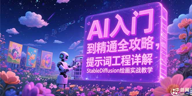AI入门到精通全攻略，提示词工程详解，StableDiffusion绘画实战教学-800资源网