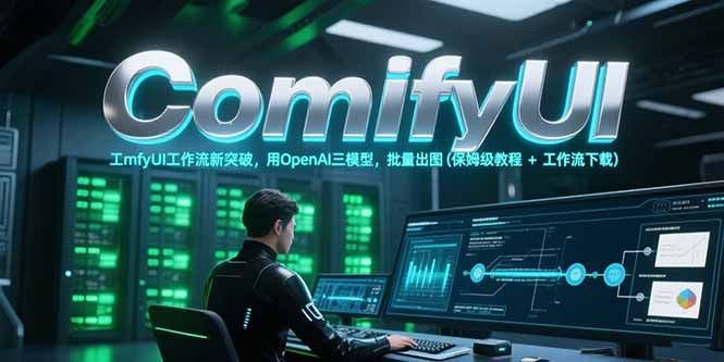 ComfyUI工作流新突破，用OpenAI三模型，批量出图(保姆级教程+工作流下载)-800资源网