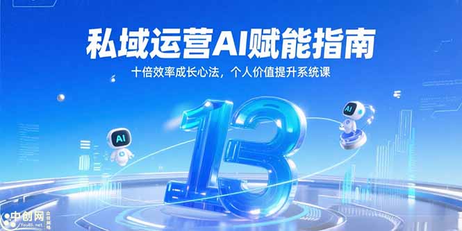 私域运营AI赋能指南，十倍效率成长心法，个人价值提升系统课-800资源网