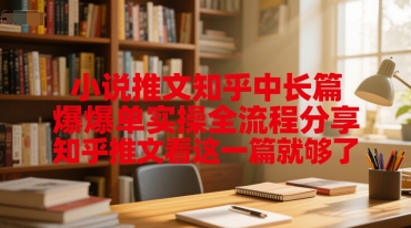 小说推文知乎中长篇爆单实操全流程分享，知乎推文看这一篇就够了-800资源网