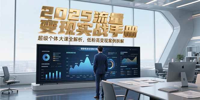 2025流量变现实战手册，超级个体大课全解析，低粉高变现案例拆解-800资源网