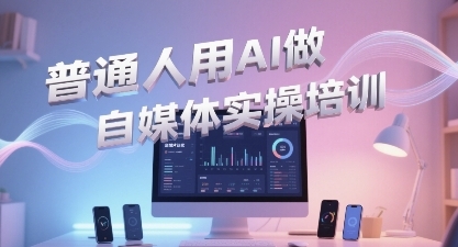 普通一个人用AI做自媒体，助你轻松开启AI自媒体创作之路-800资源网