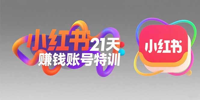 小红书21天赚钱账号特训：黄金定位技巧，高转粉文案创作，科学引流策略-800资源网