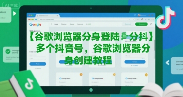 谷歌浏览器分身登陆多个抖音号，谷歌浏览器分身创建教程-800资源网