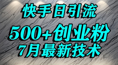 创业粉怎么打？快手精准引流创业粉，宝妈群体日进500+精准流量-800资源网