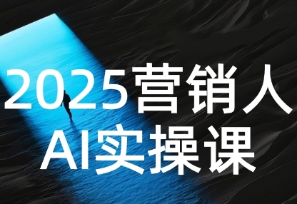 2025营销人Al实操课，AI营销抢跑实战，从Prompt到方案，效率碾压同行-800资源网