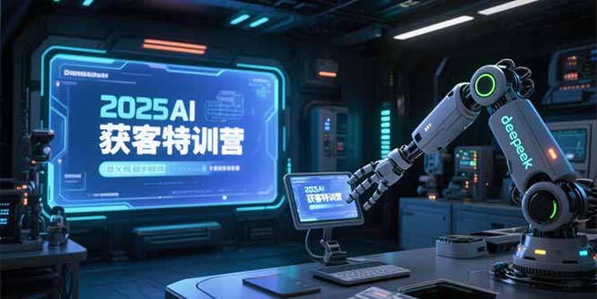 2025AI获客特训营，AI图文视频全制作，deepseek工具实操教学-800资源网
