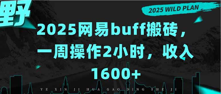 2025网易buff搬砖，一周操作2小时，收入1600+-800资源网