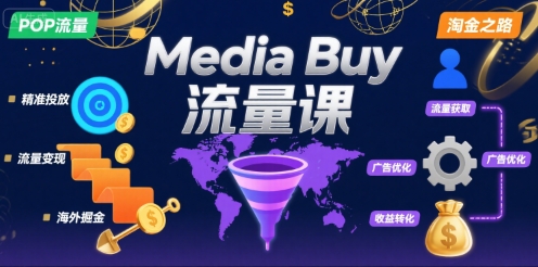 Media Buy之POP流量课，带你开启海外Media Buy淘金之路-800资源网