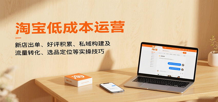 淘宝低成本运营，新店出单、好评积累、私域构建及流量转化、选品定位等（更新10月）-800资源网