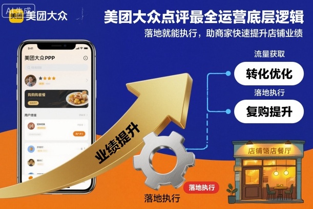 美团大众点评最全运营底层逻辑，落地就能执行，助商家快速提升店铺业绩-800资源网