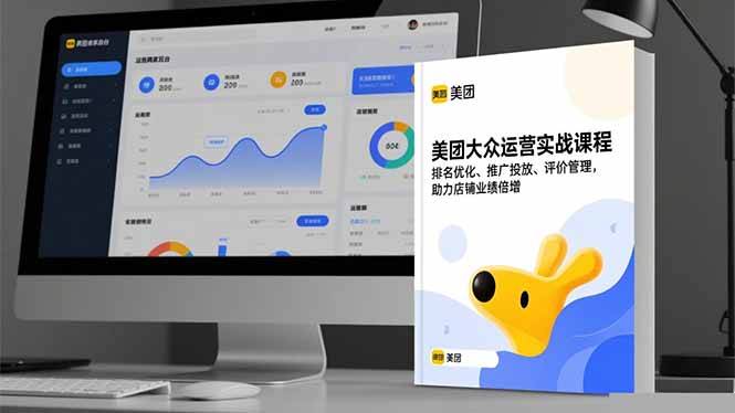 美团大众运营实战课程，排名优化、推广投放、评价管理，助力店铺业绩倍增-800资源网