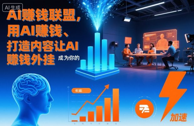 AI賺钱联盟，用AI賺钱、打造内容让AI成为你的賺钱外挂-800资源网