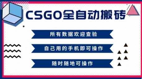 CSGO全自动搬砖,年底钱回家好项目,当天可拿到结果,新手小白轻松月入1W+