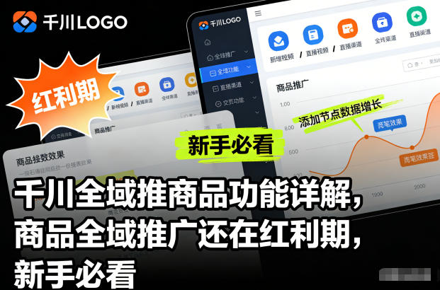 千川全域推商品功能详解，商品全域推广还在红利期，新手必看-800资源网