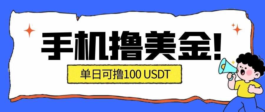 最新手机撸美金项目，单日产值·100U+，将会是2026年最新的风口项目  目前在搞的人比较少-800资源网