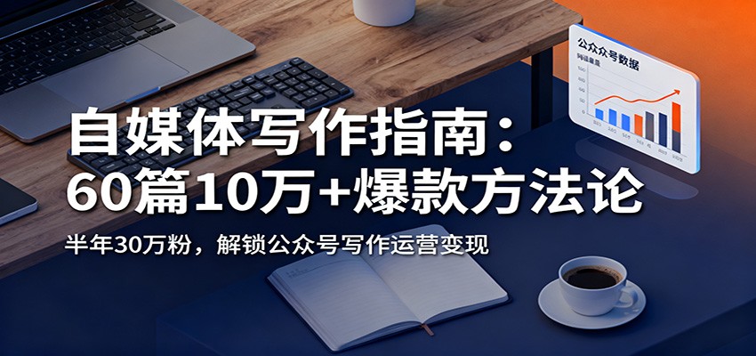 自媒体写作指南：60篇10万+爆款方法论，半年30万粉，解锁公众号写作运营变现-800资源网